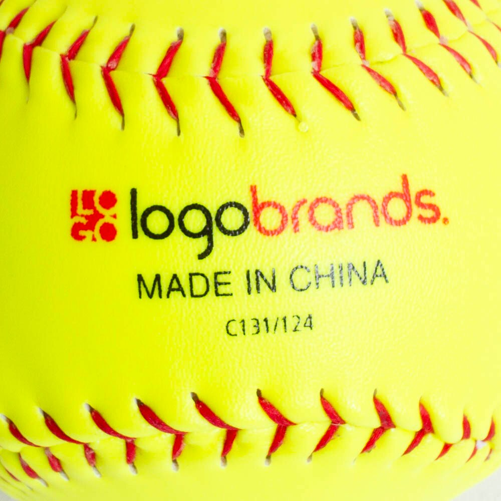 Fighting Duck, Logo Brand, Yellow, Balls, Sports, Softball, Official Size, 817001